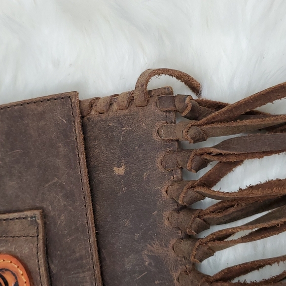 American Darling leather suede crossbody purse bag - Picture 7 of 10